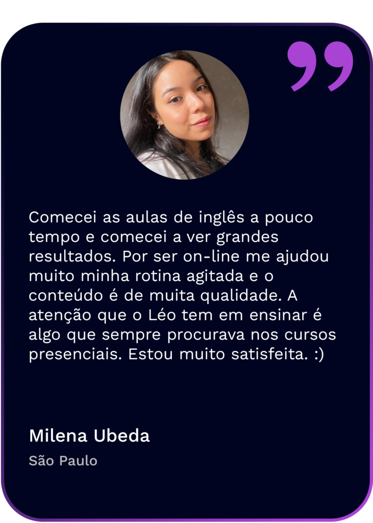 Depoimento Milena Ubeda